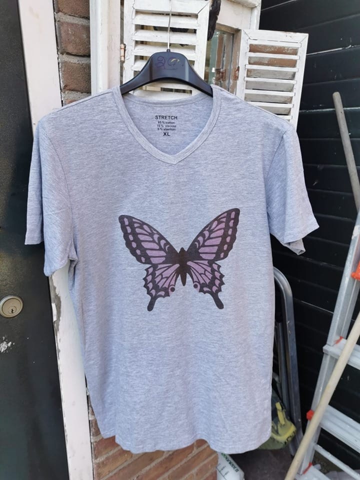 Profeet Assert pijn doen Dames en heren T- Shirt vlinder - ellens-powergirls %
