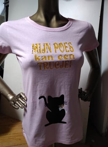 T shirt clearance met poes