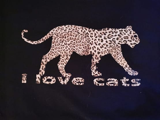 T-Shirt I love cats
