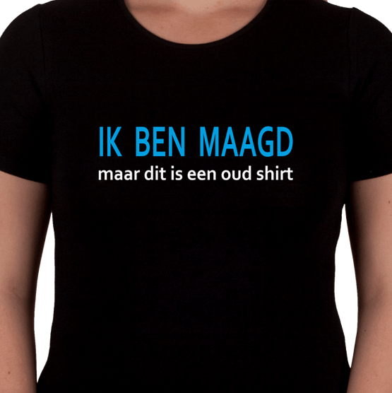 T-Shirt ik ben maagd