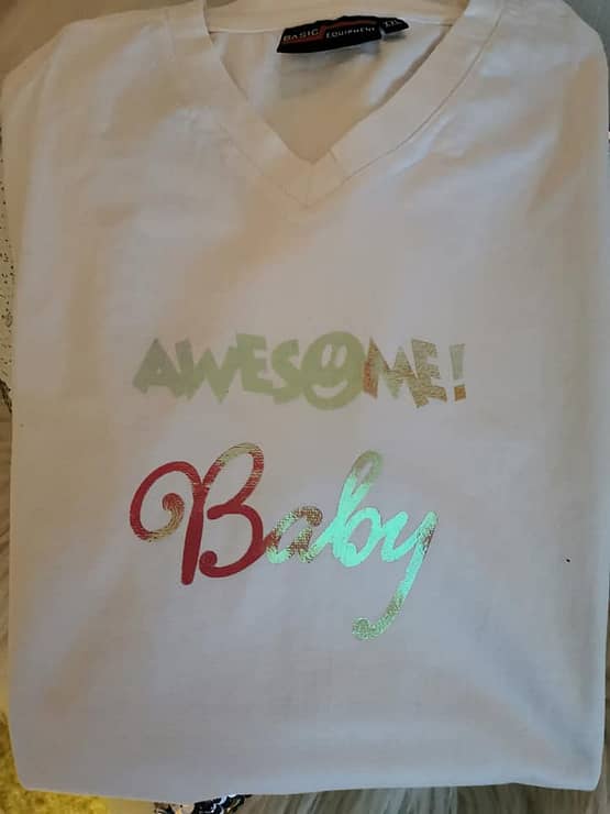 t-shirt Awesome baby.
