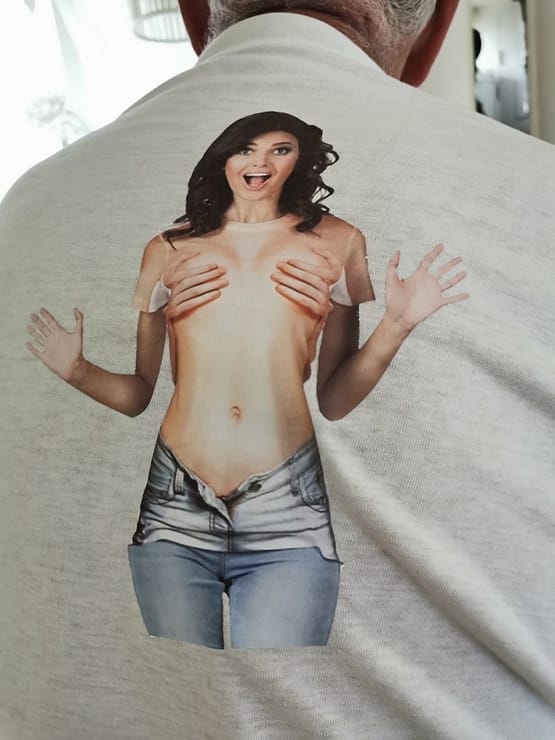 T-Shirt mooie vrouw