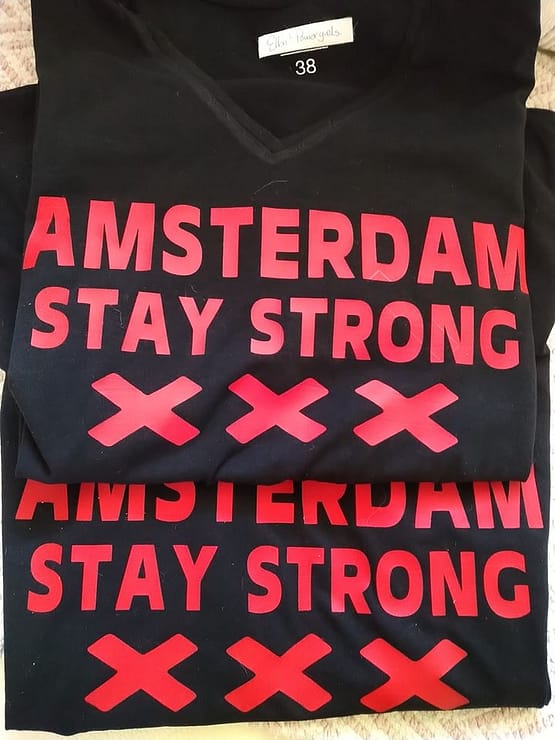 T-Shirt Amsterdam stay strong