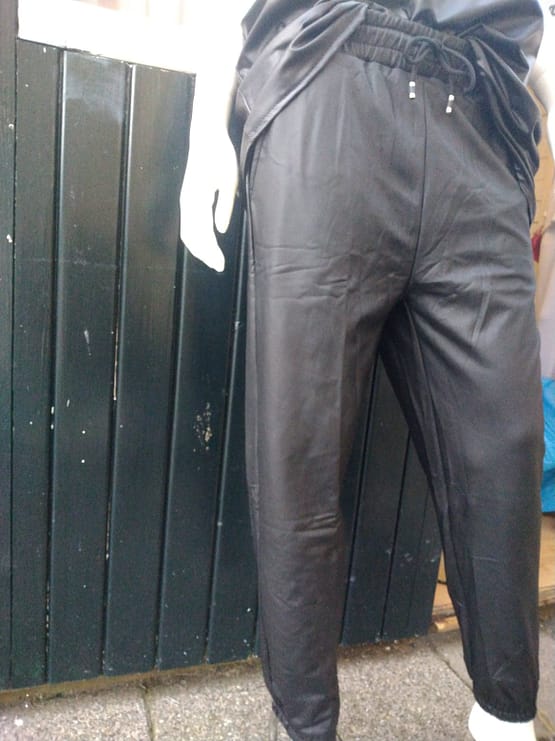 broeken van fashion design pu leer