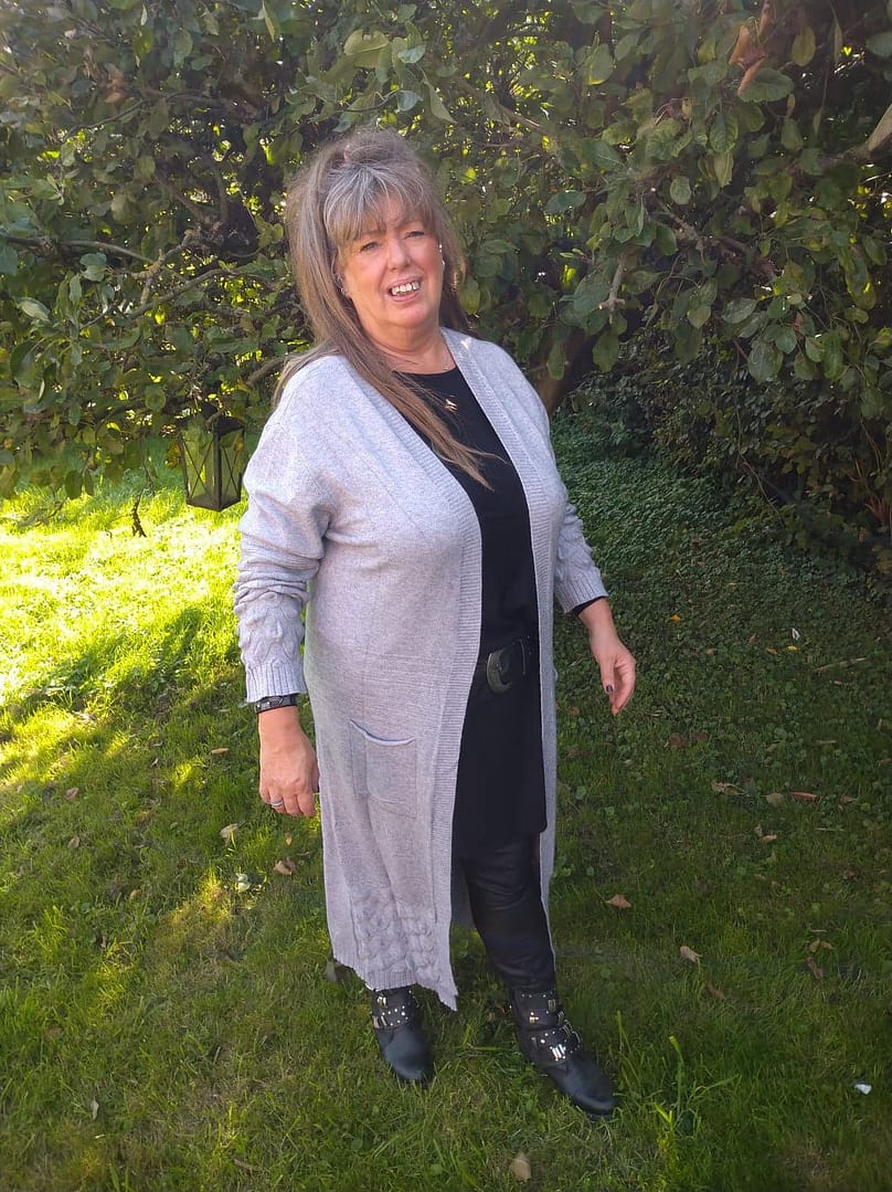 dames vest lang met zakken