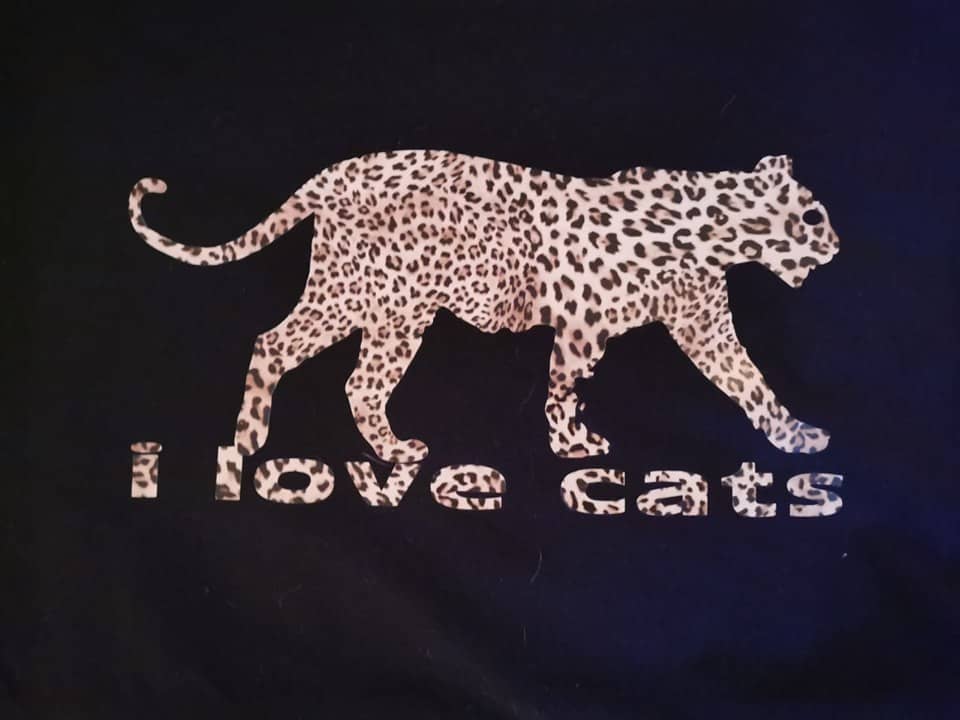 T-Shirt I love cats
